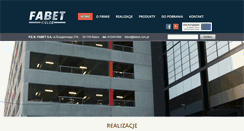 Desktop Screenshot of fabet.com.pl