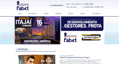 Desktop Screenshot of fabet.com.br